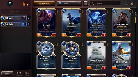 Deck tracker legends of runeterra  Runeterra AR isn`t endorsed by Riot Games and doesn’t reflect the views or opinions of Riot Games or anyone officially involved in producing or managing League of Legends